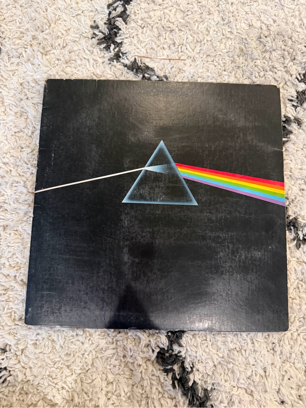 Vinyl "Pink Floyd Dark Side Of The Moon" LP 1973 SMAS 11163 Posters Stickers VG+